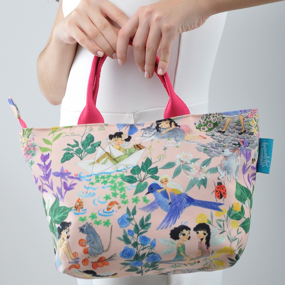 Hand Bag Secret Garden Pink